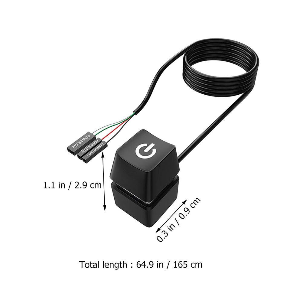 Pc Power Button Computer Power Switch Pc Desk Power Switch Computer