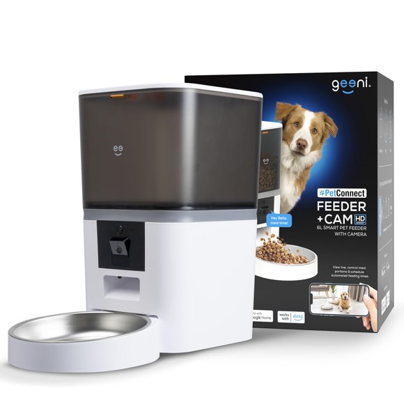 Alimentador Inteligente Geeni 6L con Cámara WiFi