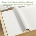 thumbnail image 3 of YIEMEEN Waterproof Oilproof Tablecloth Heat Insulation Table Runner Nonslip Solid Color Rectangular Desk Mat Leather Table Cover, 3 of 16