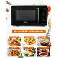 thumbnail image 5 of COMMERCIAL CHEF 0.9 Cu. ft. Countertop Microwave Oven with Touch Controls, Black, 5 of 7