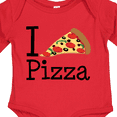 thumbnail image 4 of Inktastic I Heart Pizza Boys or Girls Long Sleeve Baby Bodysuit, 4 of 5