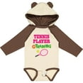 thumbnail image 3 of Inktastic Future Tennis Player in Training Girls Long Sleeve Baby Bodysuit, 3 of 5
