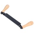 thumbnail image 4 of Cuchillo de corte recto de acero de tungsteno con mango de madera, tipo recto, seguro y duradero, herramienta de corte para troncos, postes de cerca de madera de 10 pulgadas, 4 of 14