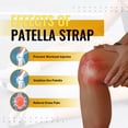 thumbnail image 4 of Soporte de rótula Fitgeno con correa para la rodilla para aliviar el dolor de los tendones, 2 unidades, 4 of 8