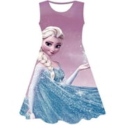 Elsa princesse robe filles robe pour bébé enfants Cosplay fête habiller 1-10 ans enfant en bas âge enfants anniversaire princesse Costume 2023
