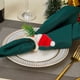 thumbnail image 5 of onlyliua Buscador de Regalos Anillo de Servilleta con Temática Navideña, Decoración Creativa para Mesa de Navidad, Anillo de Pañuelos para Mesa de Fiesta, Mantel Circular, 5 of 6