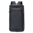 thumbnail image 2 of Bolsa Mochila de lona para exteriores de montañismo de gran capacidad para senderismo (negro) Ehuebsd Para Estrenar, 2 of 8