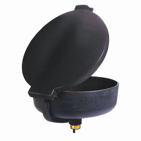 Pig Drum Funnel,Black,11-1/2" H,17-3/4" dia. DRM138-BK