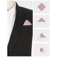 thumbnail image 3 of INSPIRAR CHIC Pañuelos de algodón para hombres en el Día del Padre, color sólido, pañuelo de bolsillo para hombres, lila, talla única, 3 of 4