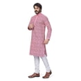 thumbnail image 3 of Mens Kurta pajama set |mens wedding wear kurta |indian kurta dress| kurta tunic, 3 of 5