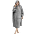 thumbnail image 2 of Oversized Hoodies Sweatshirt Soft Warm Winter Hoodies Fleece Com, 2 of 8