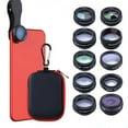 thumbnail image 1 of Methold Lente universal 10 en 1, lente y telefoto para teléfono móvil, fácil de usar, alta compatibilidad, teléfonos adecuados. Accesorios de cámara y óptica, 1 of 6