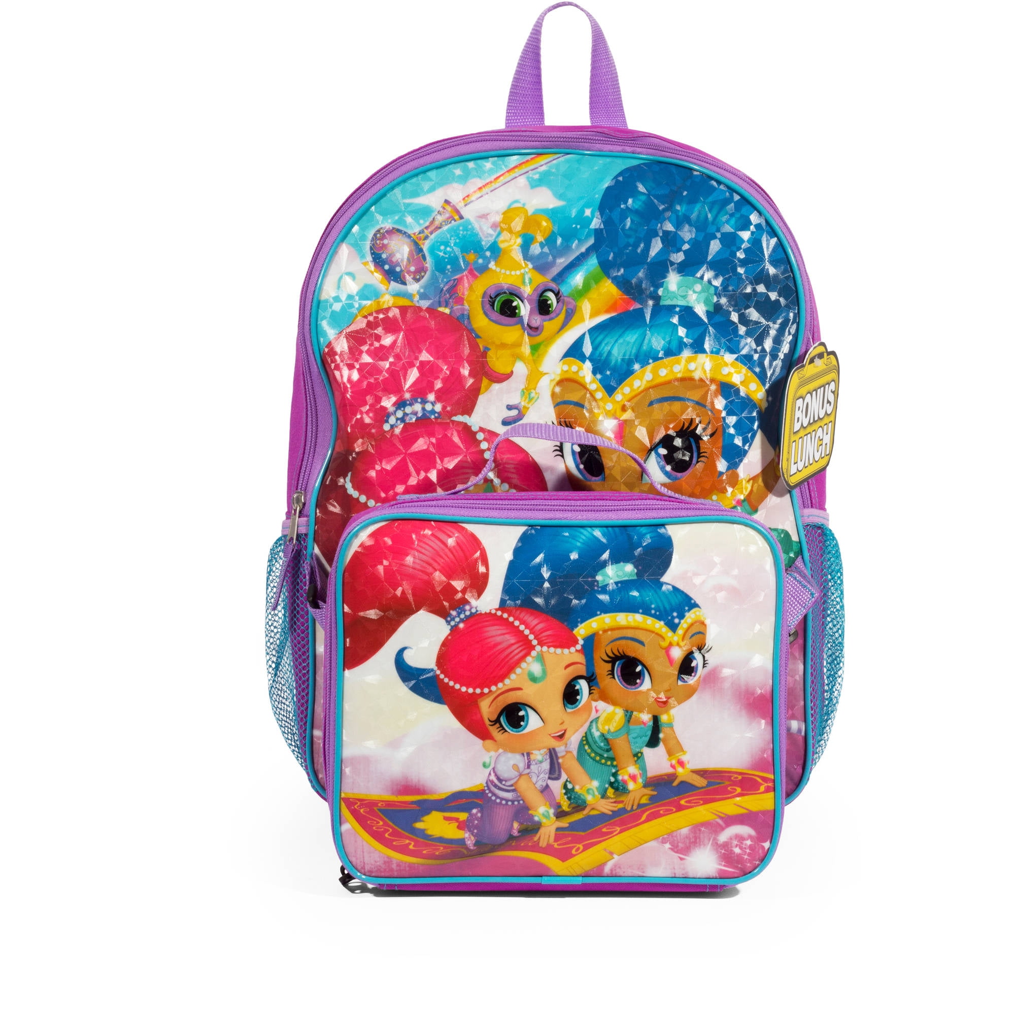Shimmer and Shine Magical Friendship! 16" Backpack with Lunch Kit by