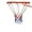 white red blue, variant on Replacement basketball net, thickened and durable, suitable for standard indoor and outdoor basketball hoops, all-weather whiplash protection - 12 rings