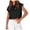 A-Black1132, variant on Women's Crop Tee Loose Cap Sleeve Crew Neck Rolled Pullover Top Minimalist Trendy Casual Daily Wear T Shirts