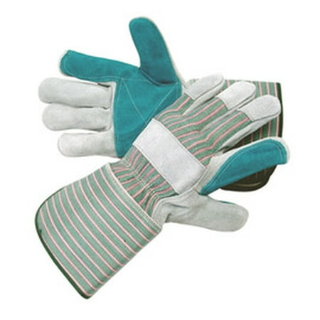 

Radnor Large Premium Leather Palm Gloves With Canvas Back And Gauntlet Cuff (45 Pairs)