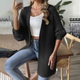 thumbnail image 6 of Fall Outfits for Women 2025 Cardigan Sweaters for Women Solid Color Fall And Winter Loose Long Sleeve Fashion Cardigan Top Coat, 6 of 6
