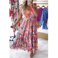 thumbnail image 1 of FOLUNSI Floral Maxi Dress - Chic Summer Layering, 1 of 8
