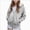 S87-Light Gray, variant on 11-12 Years Tween Girls Hooded Sweatshirt Zipper Hooded Sweatshirt Pullover Sweatshirts for Fall and Winter Blue Hoodie