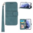 thumbnail image 1 of Allytech Flip Case for Samsung Galaxy S22 Ultra 5G, PU Leather Wallet Case [Stand Feature][ Detachable Wrist Strap][ID & Credit Card Slots] Protective Cover for Galaxy S22 Ultra 6.8" 2022, Darkgreen, 1 of 5