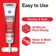 thumbnail image 3 of (3 pack) GE Seal And Fill Multipurpose Kitchen & Bath, Pack of 1, White 5.5 fl oz Tube, 3 of 15