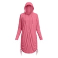 thumbnail image 7 of Shihyeh Women's UPF 50+ Swim Cover Up Sun Protection Hoodie Long Jacket SPF Lightweight Beach Cover Ups for Women, 7 of 7