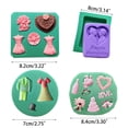 HGYCPP Wedding Suits Silicone Moulds Chocolate Mousse Cake Moulds DIY ...