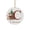 C, variant on AZXY Christmas Hanging Ornament,K Monogram Initial Round Acrylic Christmas Tree Ornament with Santa,Personalized Custom Xmas Hanging Decor for Christmas Tree,Indoor Home Christmas Decor