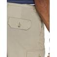 thumbnail image 4 of Harbor Bay by DXL Men's Big and Tall Continuous Comfort Cargo Pants, Khaki, 56W x 30L, 4 of 8