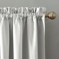 thumbnail image 4 of Sun Zero Malmo 1-Piece Theater Grade Extreme 100% Blackout Rod Pocket Curtain Panel, 52"X95", Pearl, 4 of 10