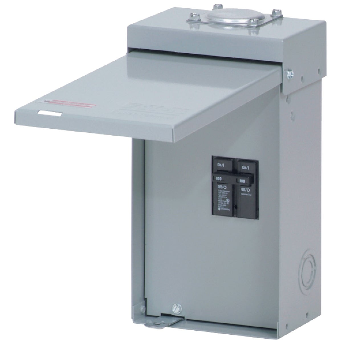 Eaton BR 100A 2-Space Outdoor Raintight Enclosure BR2B100RP - Walmart.com