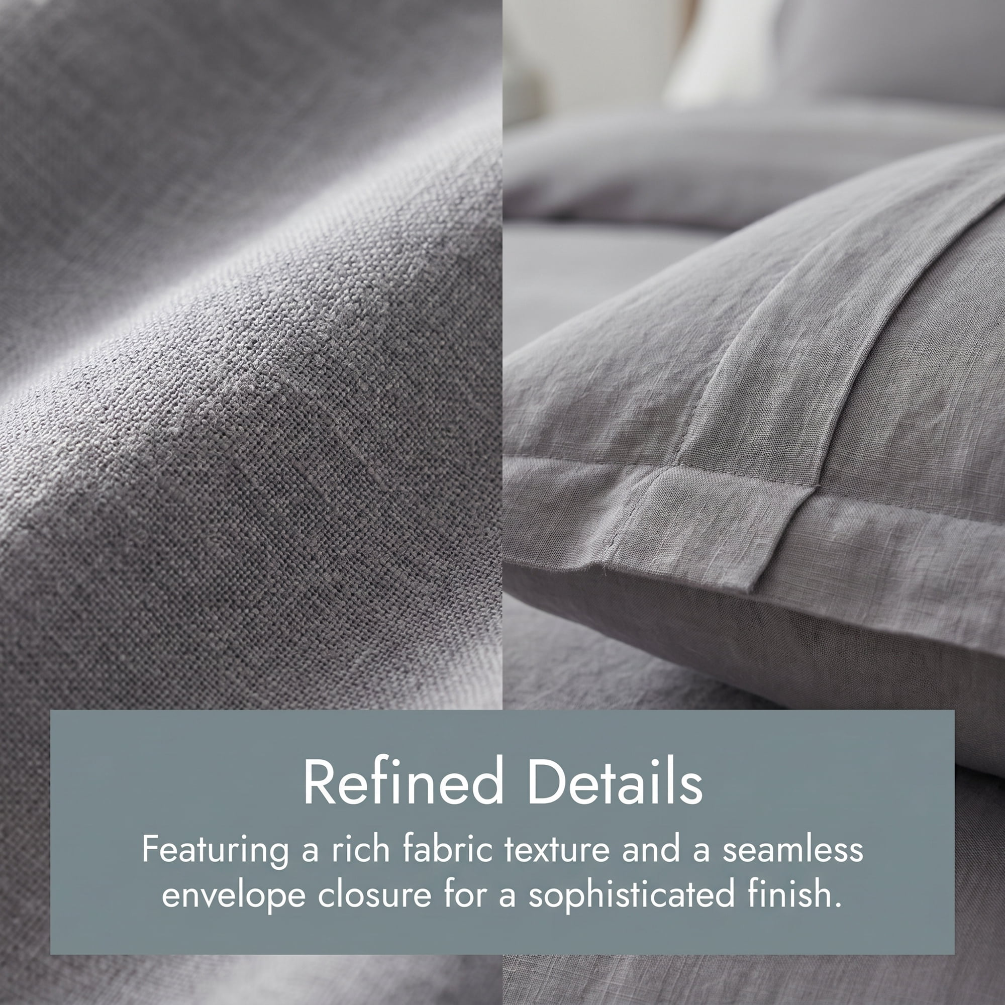 Unique Bargains 1 Pack Soft Cooling Cotton Pillowcase for Comfortable Sleep Dark gray