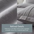 thumbnail image 4 of Unique Bargains 1 Pack Soft Cooling Cotton Pillowcase for Comfortable Sleep Dark gray, 4 of 5