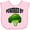 AD-Pink, variant on Inktastic Powered by Broccoli Boys or Girls Baby Bib