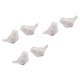 thumbnail image 2 of 3 Juego de Los Pajaros del Amor de Ceramica de la Boda Saleros Y Pihombresteros Personalizada Favores -, Color Blanco, 2 of 5