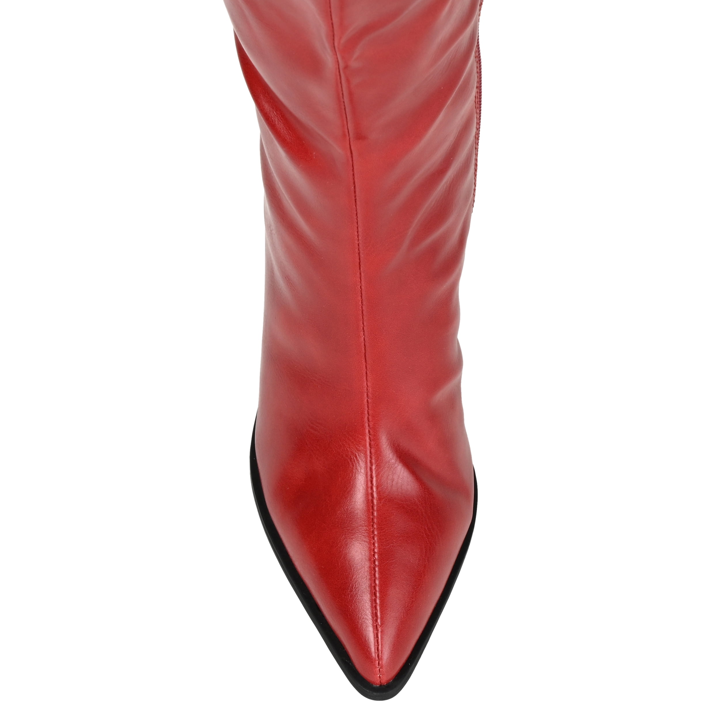 Journee Womens Daria Wide Calf Stacked Heel Knee High Boots