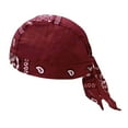 thumbnail image 4 of freneci Skull Cap Breathable Head Cover Headscarf for Men Women Sweat Wicking Beanie Red, 4 of 8