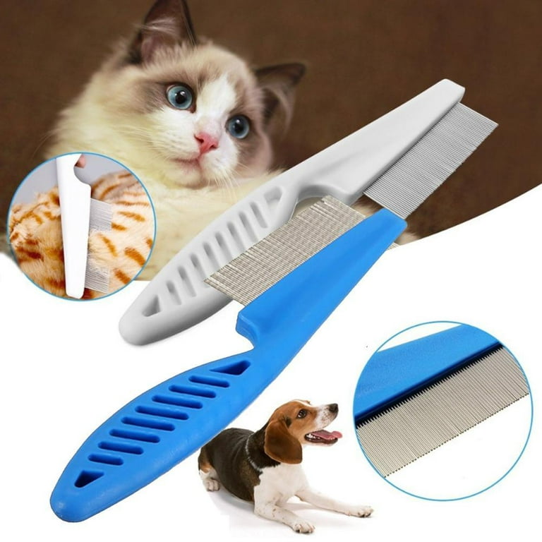 Pet stainless steel in addition to flea dense tooth flat needle comb Pet stainless steel in addition to flea dense tooth flat needle comb