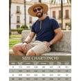 thumbnail image 2 of Mens Henley Shirts Short Sleeve Cotton Blend Slim Fit T-Shirts Breathable Moisture Wicking Athletic Casual Workout Tee, 2 of 7