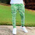 thumbnail image 2 of Zszcpp Work Pants Men Cashew Printing Pocket Washed Bunch Of Foot Street Style Plain Sports Trousers Casual Trouser, 2 of 4