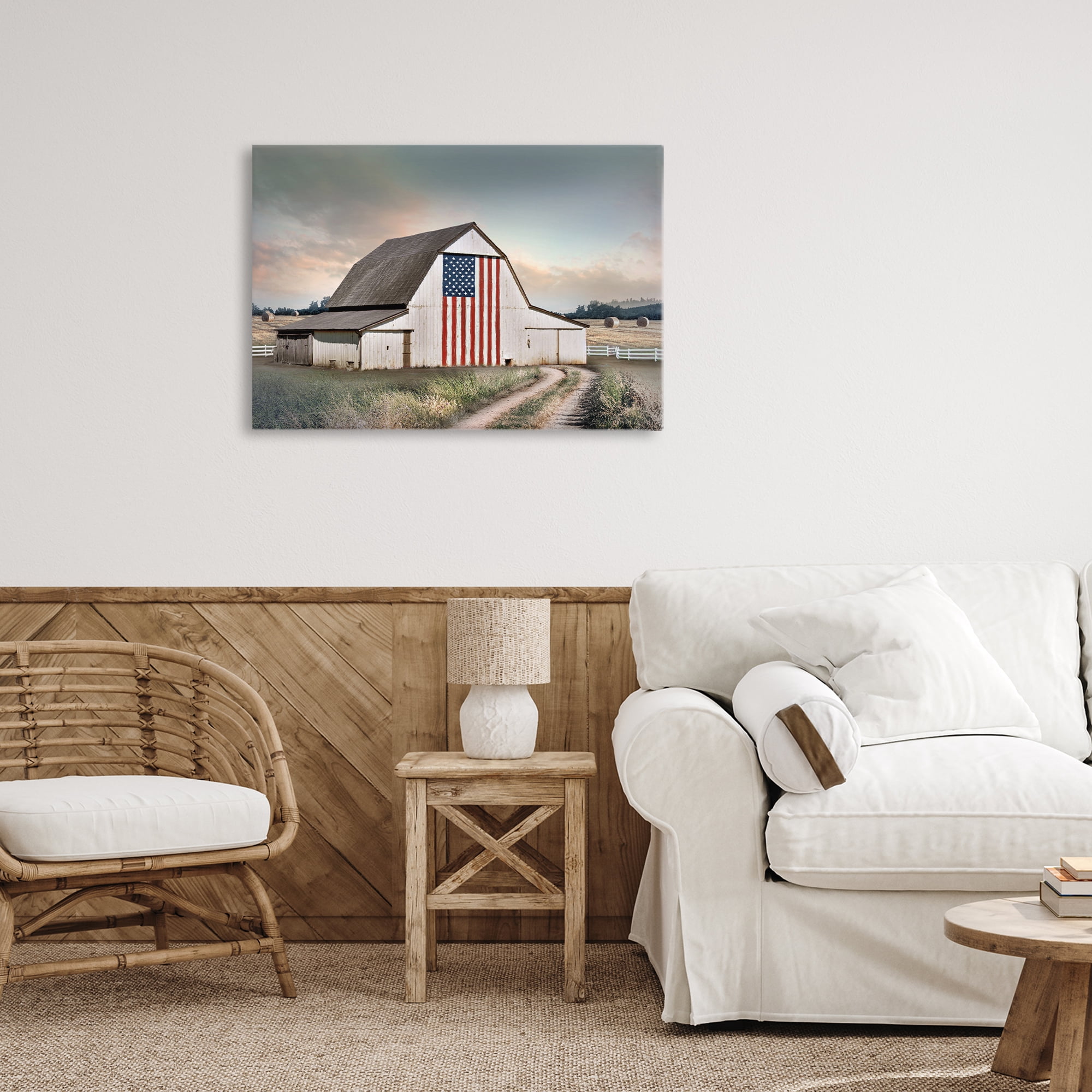 Stupell Industries Land That I Love Barn Canvas Wall Art, design by CAD Designs
