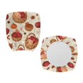 thumbnail image 2 of Chririnla Fall Apple Pumpkin 2 Pack Set Computer Chair Cover, Stretchable Polyester Slipcover for Boss and Gaming Chairs, 2 of 8