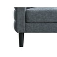 thumbnail image 3 of K-Living Brayden Chair In Charcoal Grey Fabric Upholstery, 3 of 7