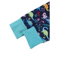 thumbnail image 5 of Qiylii Cartoon Dinosaur Print Christmas Matching Pajamas Set T-shirtTrousers, 5 of 7