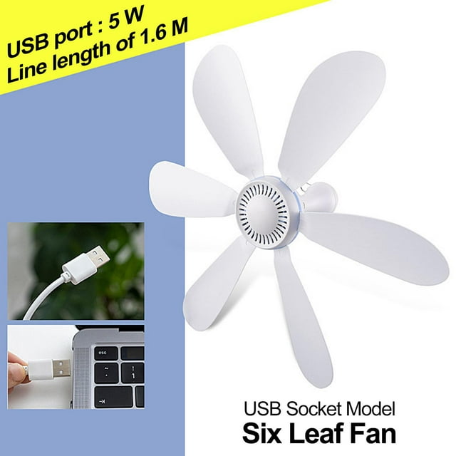 Mini ventilador de techo USB perfecl silencioso