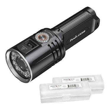 Fenix LR36R 10,000 Lumen LED and LEP Rechargeable Flashlight   2 LumenTac Organizers