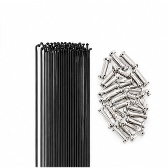 WEUVEB 24Pcs Black Steel Bike Spoke Covers Durable Rim Protector for Motorcycle and Dirt Bike