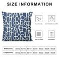 thumbnail image 5 of Nawypu Navy Blue Cheetah Pillow Covers Blue White Leopard Print Ikat Decorative Throw Pillows For Couch Animal Farmhouse Pillow Cases Home Decor For Sofa Bed Porch Cushion Room Outdoor, 5 of 5