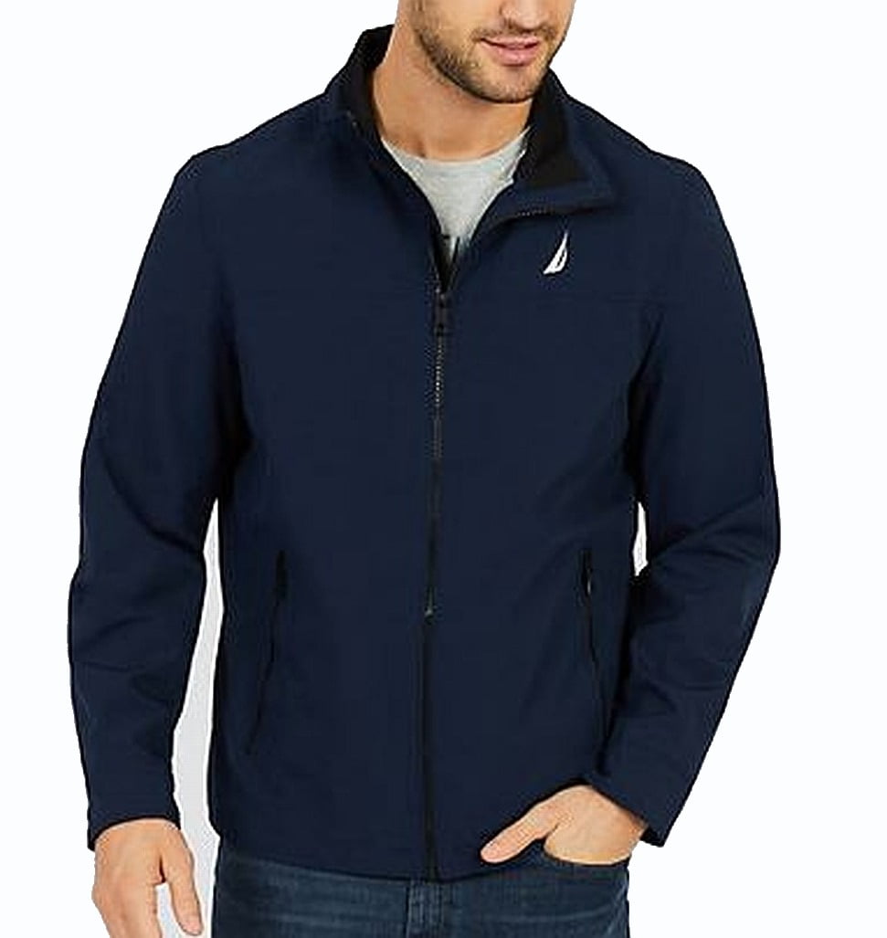 Nautica Nautica NEW Navy Blue Mens Size Medium M FullZip Windbreaker