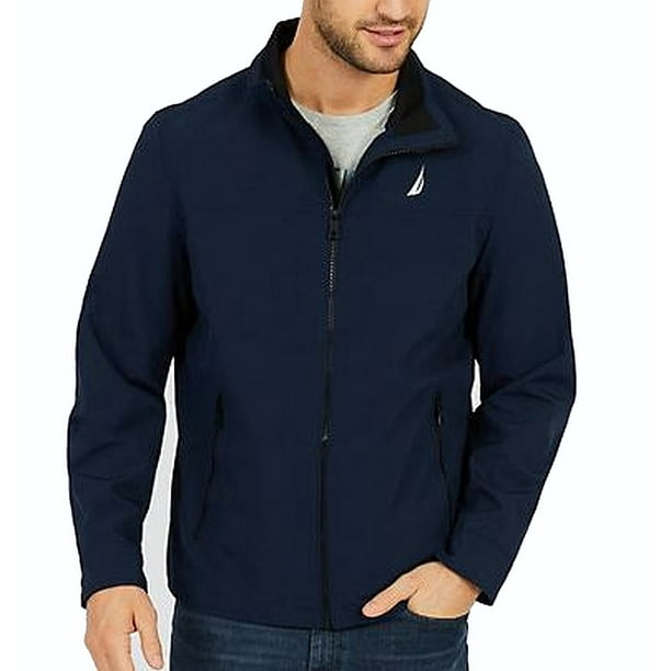 Nautica Nautica NEW Navy Blue Mens Size Medium M FullZip Windbreaker